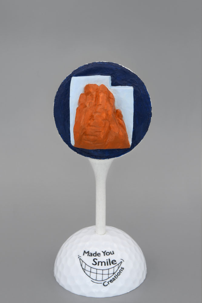 Angels Landing Carved Golf Ball